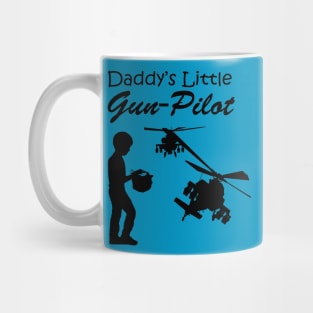 Gun Pilot - Boy Daddy's Little Gun Pilot Mug